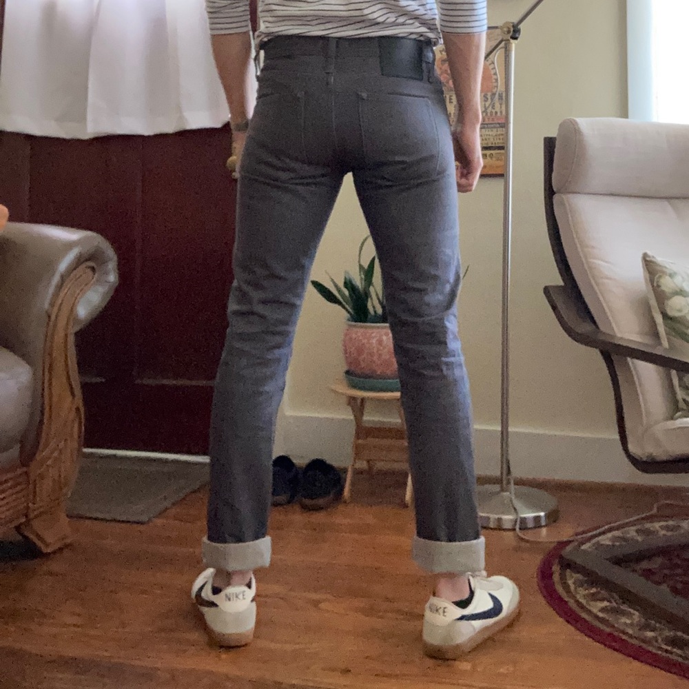 *Rare* Unbranded Gray Selvedge Jeans UB106 Sz 33